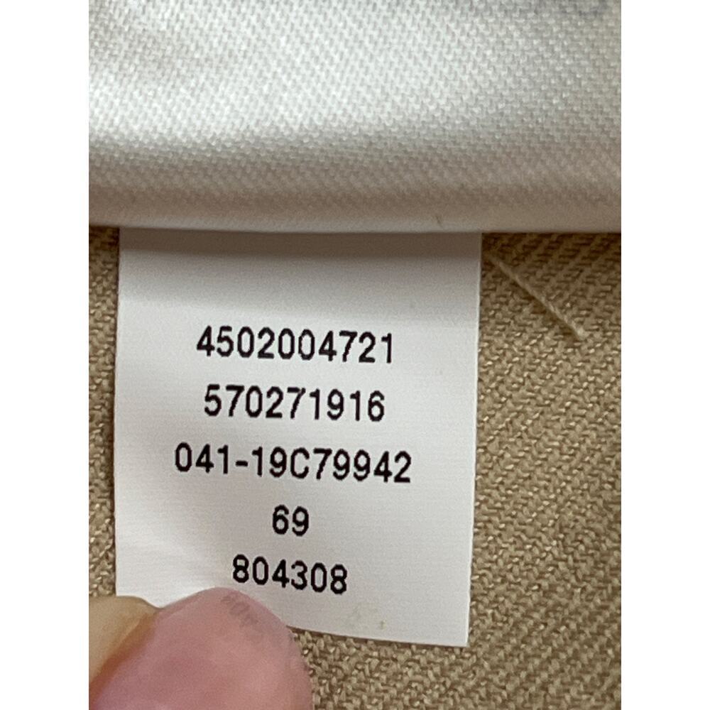 Chico’s pull on tummy control front pockets slim leg tan trouser pants, size 16 - Picture 4 of 13